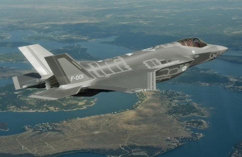 Het eerste Nederlandse F-35-testtoestel, de AN-1